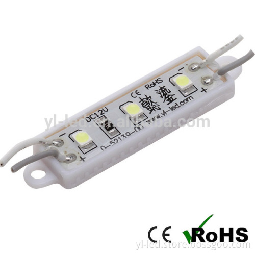 Small 3 chips SMD3528 outdoor IP65 led module /replacement of fluorescent letters